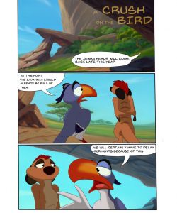 A Crush On The Bird gay furry comic