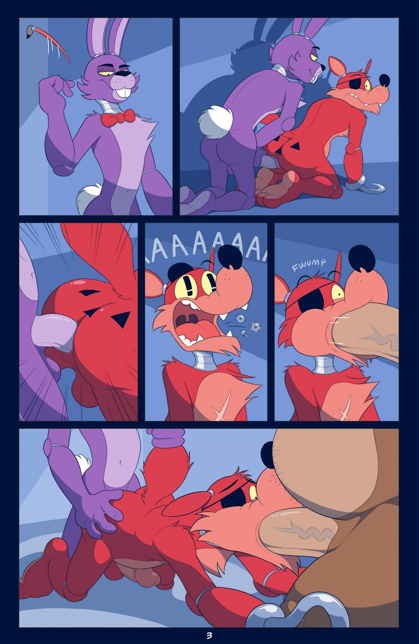 Five Fucks At Freddys Comic - Parody: Five Nights At Freddy's Archives - Gay Furry Comics