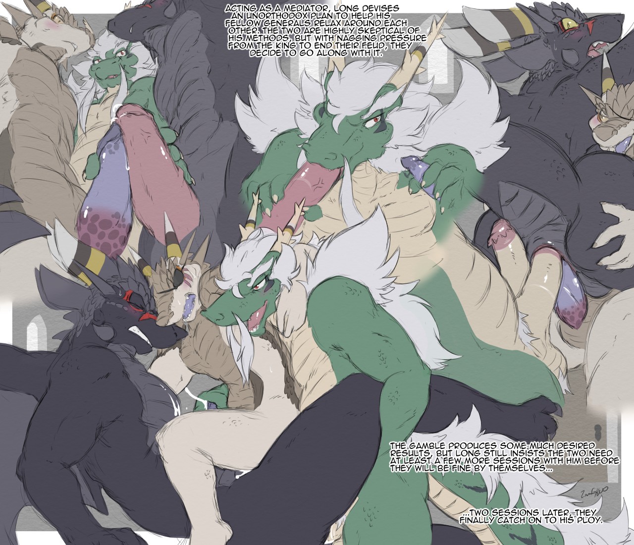 1280px x 1100px - Orgy Archives - Gay Furry Comics