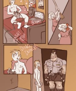 Fursona Cop Gangbang - The Cop gay furry comic - Gay Furry Comics