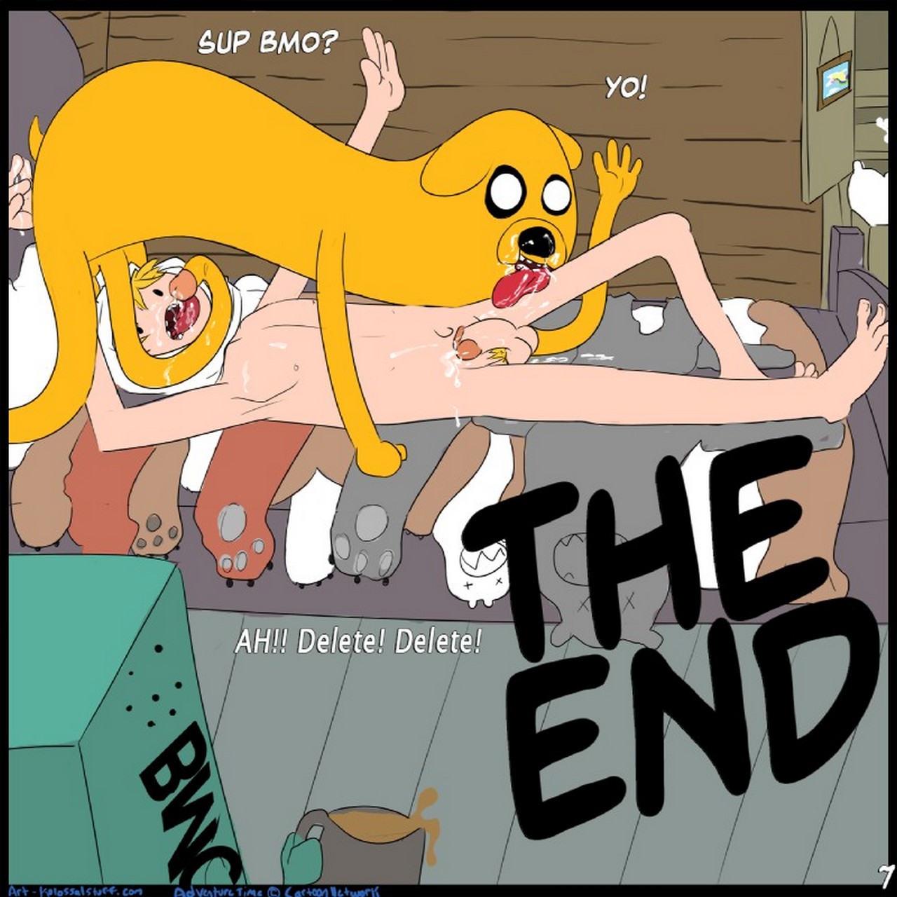 Jake Adventure Time Tentacle Porn - Parody: Adventure Time Archives - Gay Furry Comics