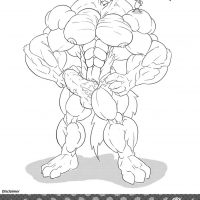 WolfieCanem's Muscle Growth Comic 1 gay furry comic