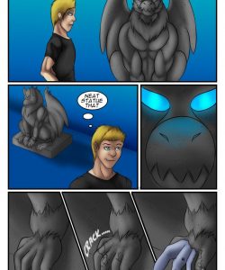 A Gargoyles Desire gay furry comic
