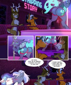 A Stripping Story gay furry comic