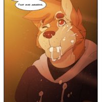 After School gay furry comic