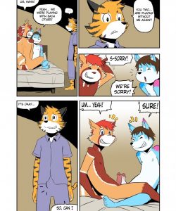 The Sleep Over gay furry comic