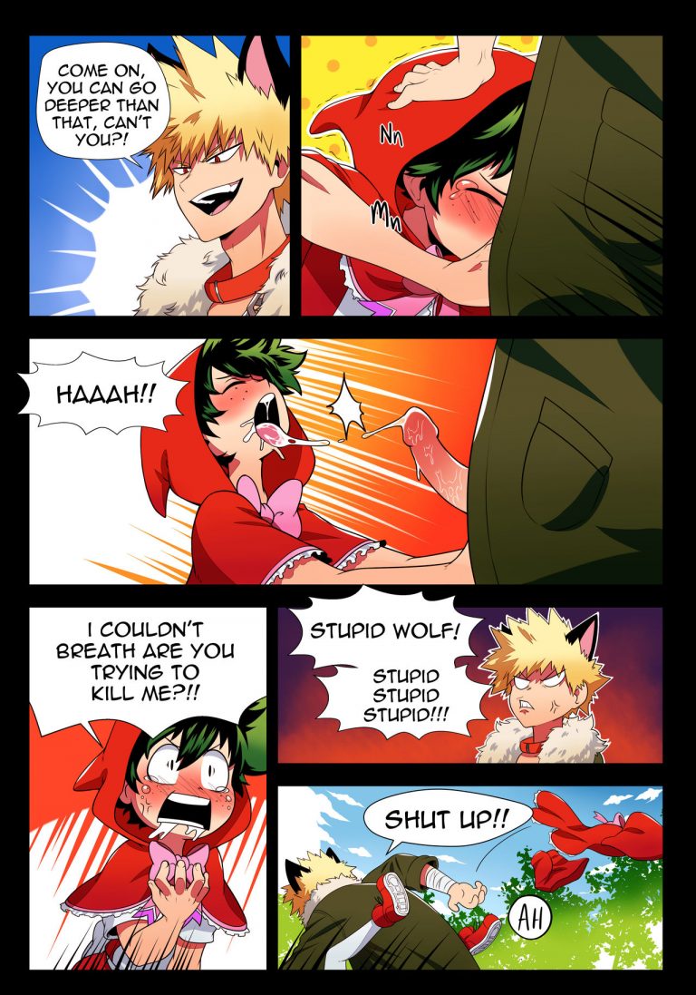 Bakudeku Gay Furry Comics