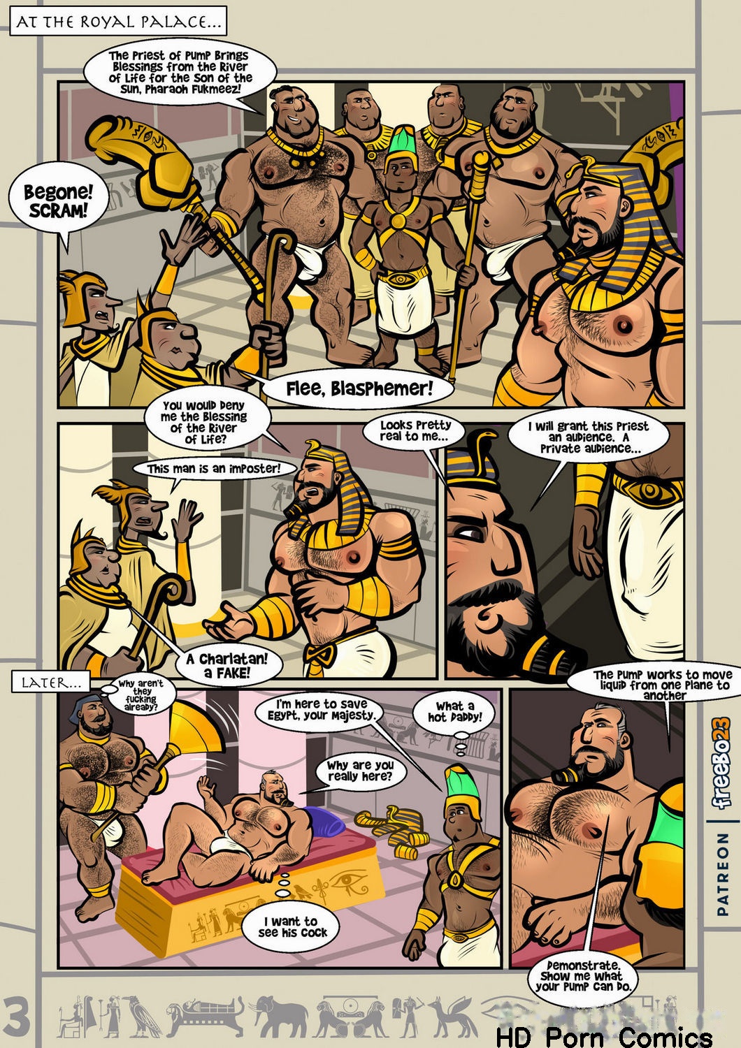 Egyptian gay porn comic