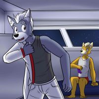 Fox And Wolf gay furry comic
