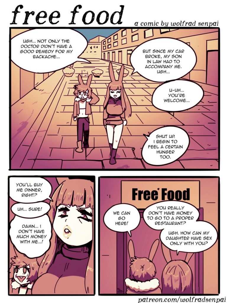 Free Food Gay Furry Comics