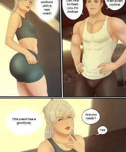Gym Workout gay furry comic