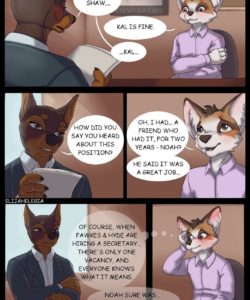 Office Resources - Job Interview gay furry comic - Gay Furry Comics