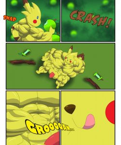 Pikachu Muscle Evolution 004 and Gay furries comics