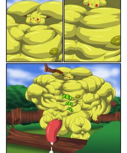 Pikachu Muscle Evolution 008 and Gay furries comics
