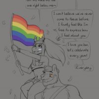 Pride Before The Photo gay furry comic