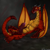 Red Dragon Transformation gay furry comic