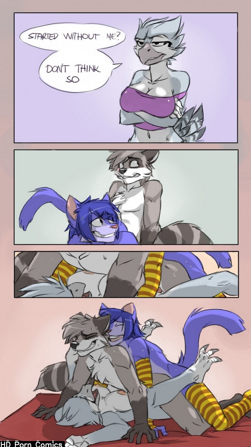 Furry porn comic gay threeway