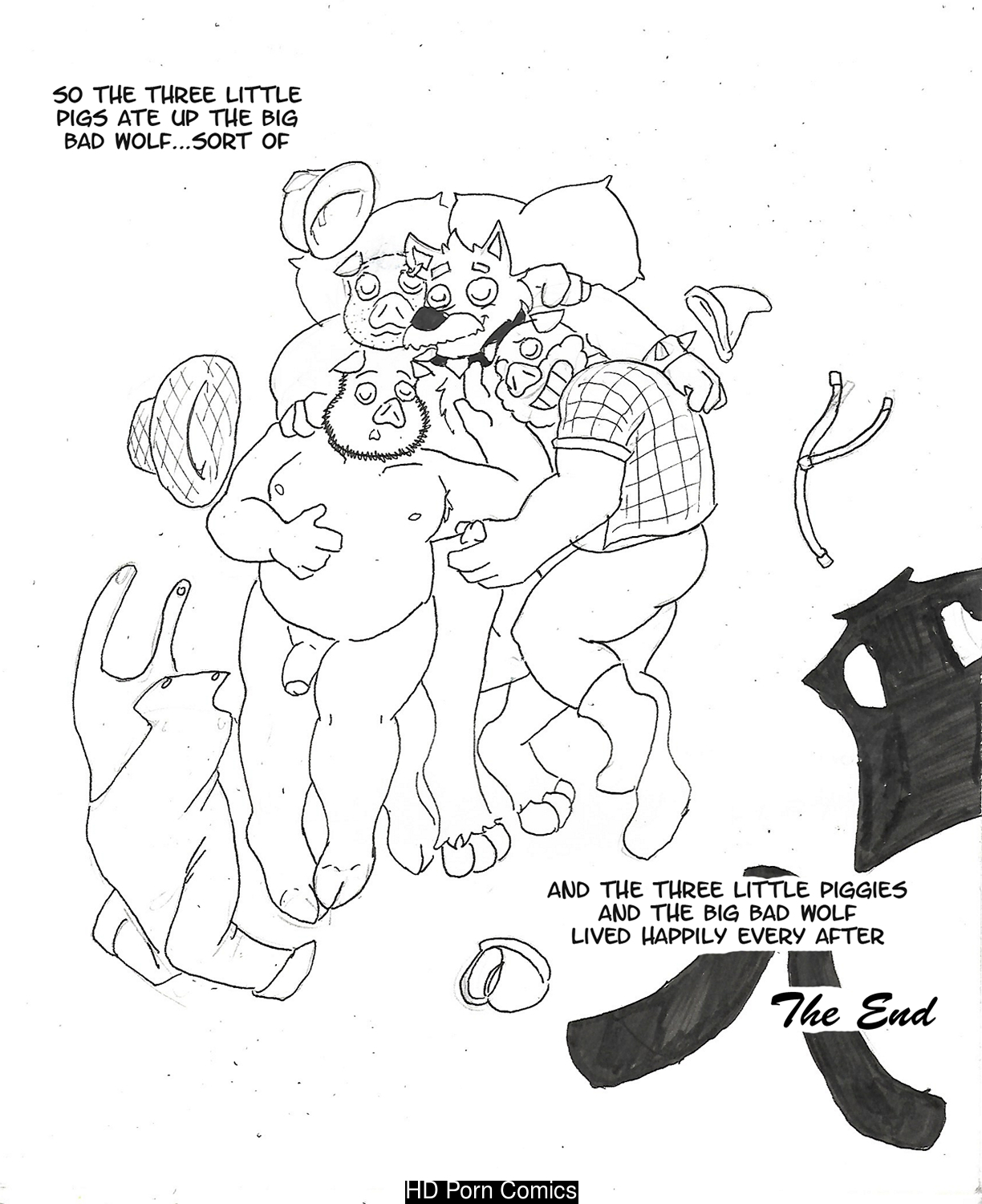 the-three-pigs-and-the-big-bad-wolf-008 - Gay Furry Comics