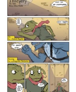 Thievery 1 – Issue 1 gay furry comic