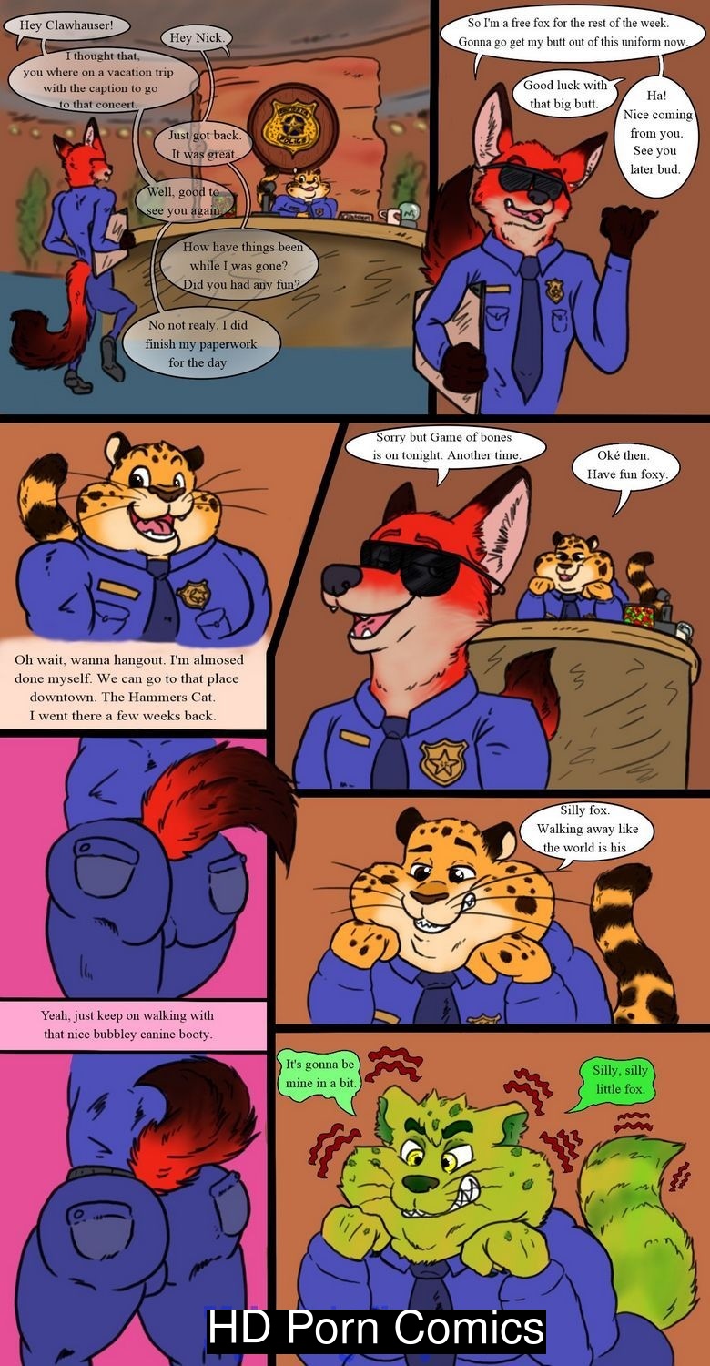 Furry gay porn police comic