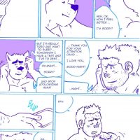 Wolfguy 3.5 - Purple And Blue gay furry comic