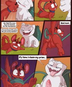 Alister’s Lesson gay furry comic