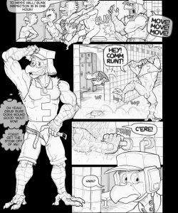 Power Shower 003 and Gay furries comics