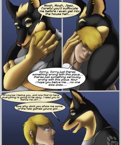 The Hell Hound 004 and Gay furries comics