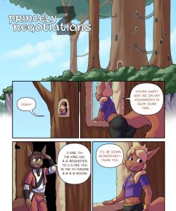 Princely Negotiations 2 001 and Gay furries comics