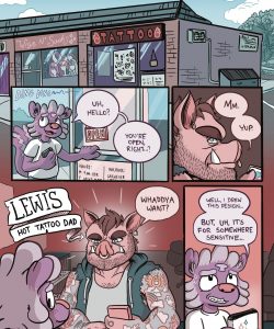 Shiny Gets Inked 001 and Gay furries comics