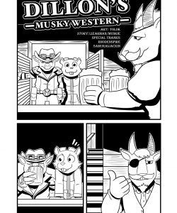 Dillon's Musky Western 001 and Gay furries comics