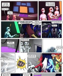 A Neo-Spacian In Peril 009 and Gay furries comics