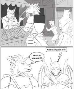 A Soldier’s Bargain gay furry comic