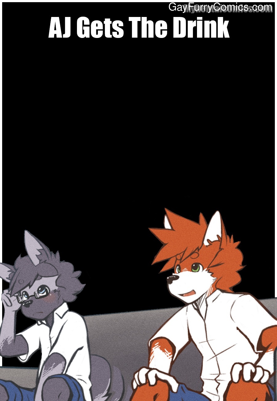 AJ Gets The Drink gay furry comic - Gay Furry Comics