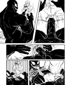 Along Came A Venom gay furry comic