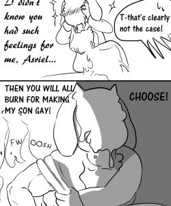 Asriel's Not Gay 009 and Gay furries comics