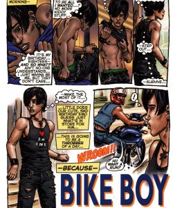 Bike Boy Rides Again 002 and Gay furries comics