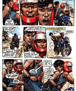 Bike Boy Rides Again 004 and Gay furries comics