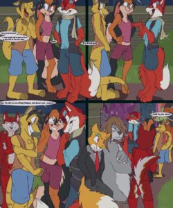 Birthday Party At Club Yiff 002 and Gay furries comics