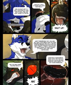 Black And Blue 1 009 and Gay furries comics