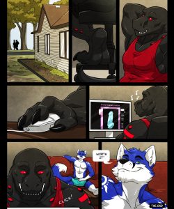Black And Blue 1 014 and Gay furries comics
