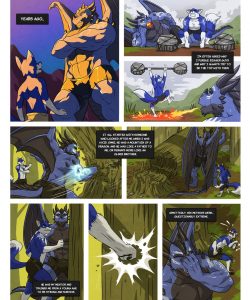 Black And Blue 2 002 and Gay furries comics
