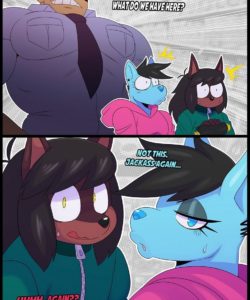 Busted gay furry comic
