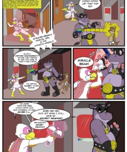 Captain Flurry And The Hypno Hippo! 002 and Gay furries comics