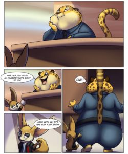 Clawhauser's Lunch Break 001 and Gay furries comics