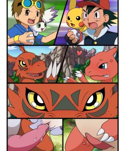 Digimon vs Pokemon 002 and Gay furries comics