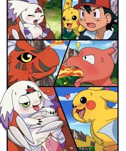 Digimon vs Pokemon 003 and Gay furries comics