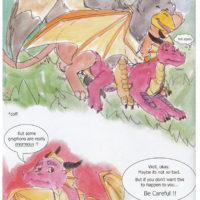 Dragon Service Announcement gay furry comic