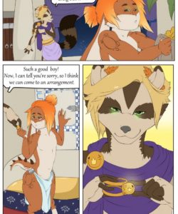 Emperor’s Treasure gay furry comic