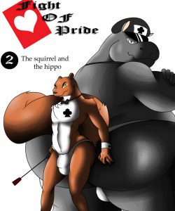 Fight Of Pride 2 - The Squirrel And The Hippo 001 and Gay furries comics